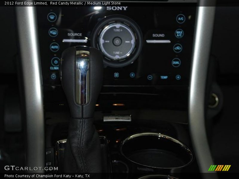 Red Candy Metallic / Medium Light Stone 2012 Ford Edge Limited