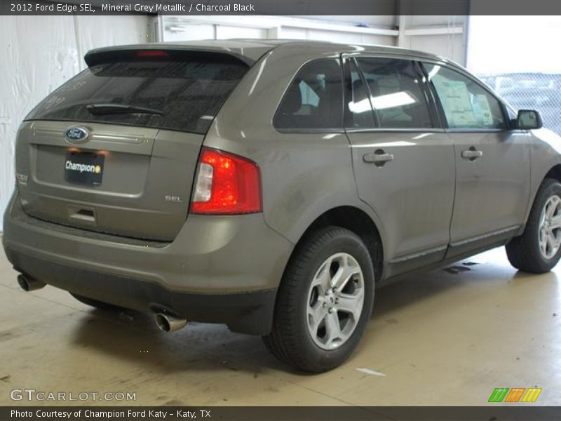 Mineral Grey Metallic / Charcoal Black 2012 Ford Edge SEL