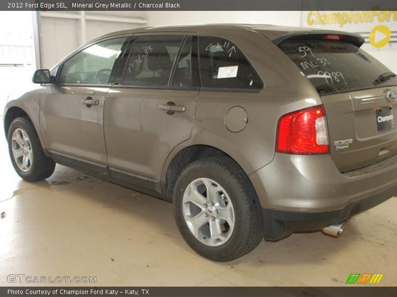 Mineral Grey Metallic / Charcoal Black 2012 Ford Edge SEL