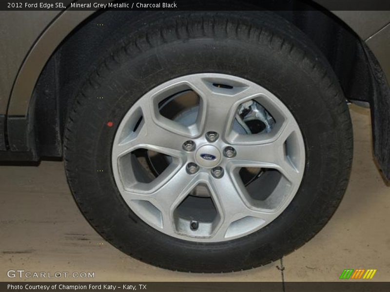 Mineral Grey Metallic / Charcoal Black 2012 Ford Edge SEL