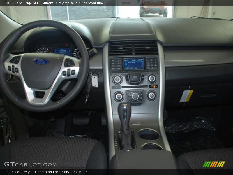 Mineral Grey Metallic / Charcoal Black 2012 Ford Edge SEL