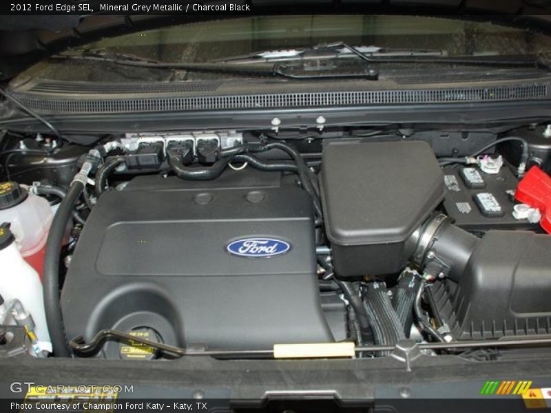 Mineral Grey Metallic / Charcoal Black 2012 Ford Edge SEL
