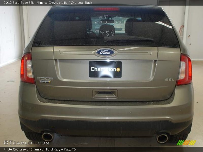 Mineral Grey Metallic / Charcoal Black 2012 Ford Edge SEL