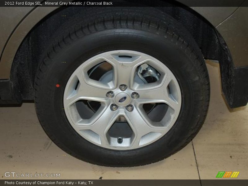 Mineral Grey Metallic / Charcoal Black 2012 Ford Edge SEL