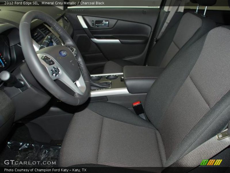 Mineral Grey Metallic / Charcoal Black 2012 Ford Edge SEL