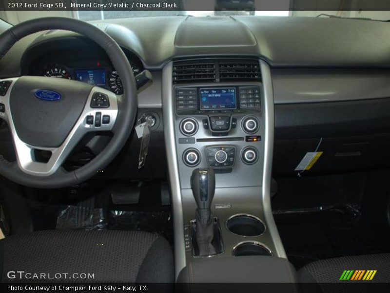 Mineral Grey Metallic / Charcoal Black 2012 Ford Edge SEL