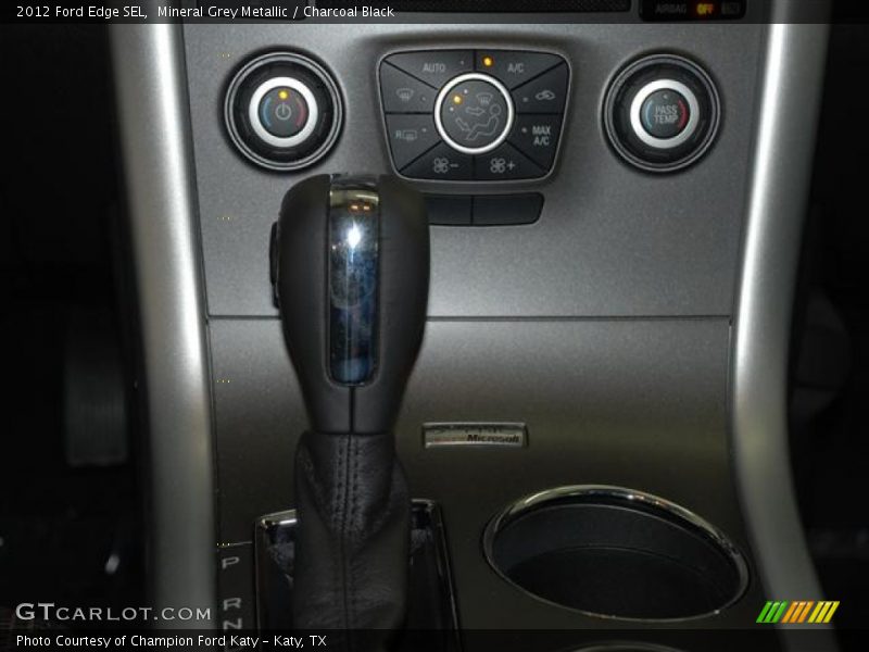 Mineral Grey Metallic / Charcoal Black 2012 Ford Edge SEL
