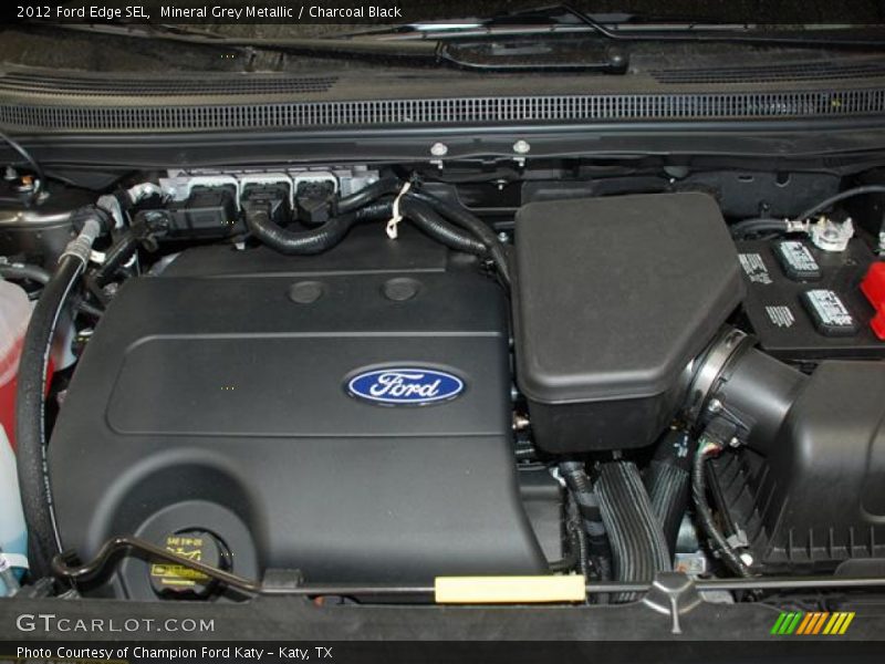 Mineral Grey Metallic / Charcoal Black 2012 Ford Edge SEL