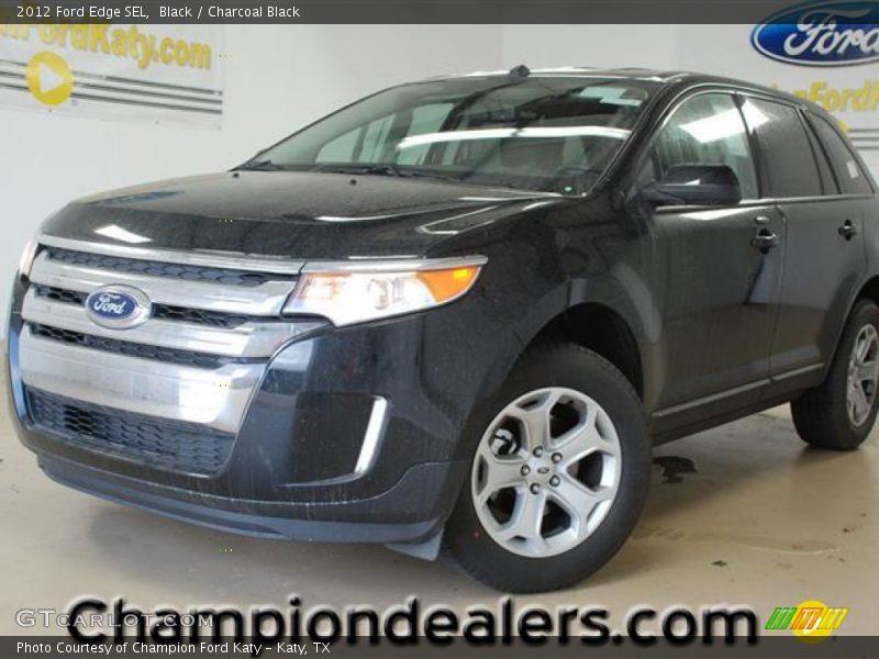 Black / Charcoal Black 2012 Ford Edge SEL