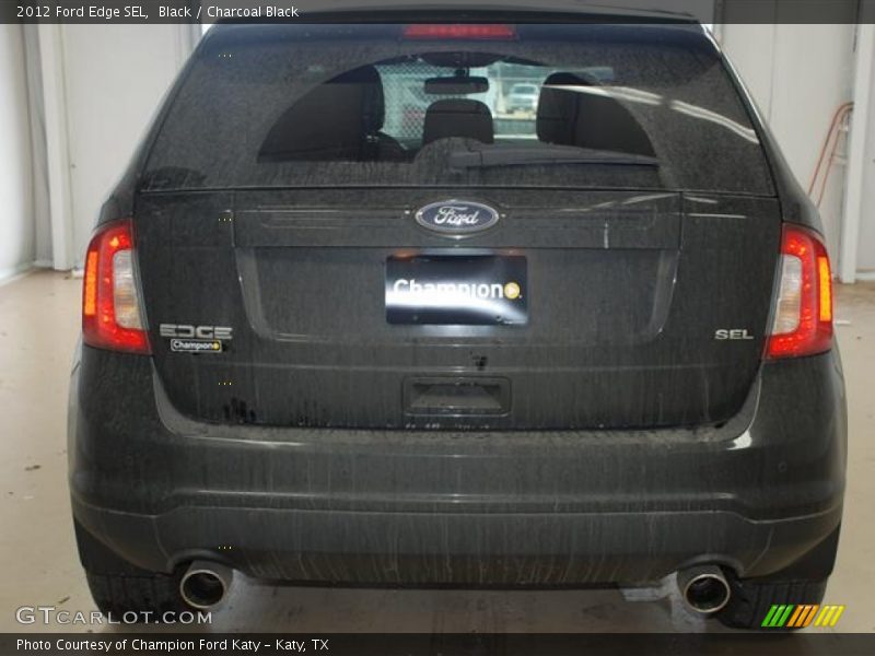 Black / Charcoal Black 2012 Ford Edge SEL