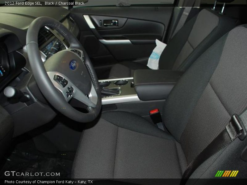 Black / Charcoal Black 2012 Ford Edge SEL