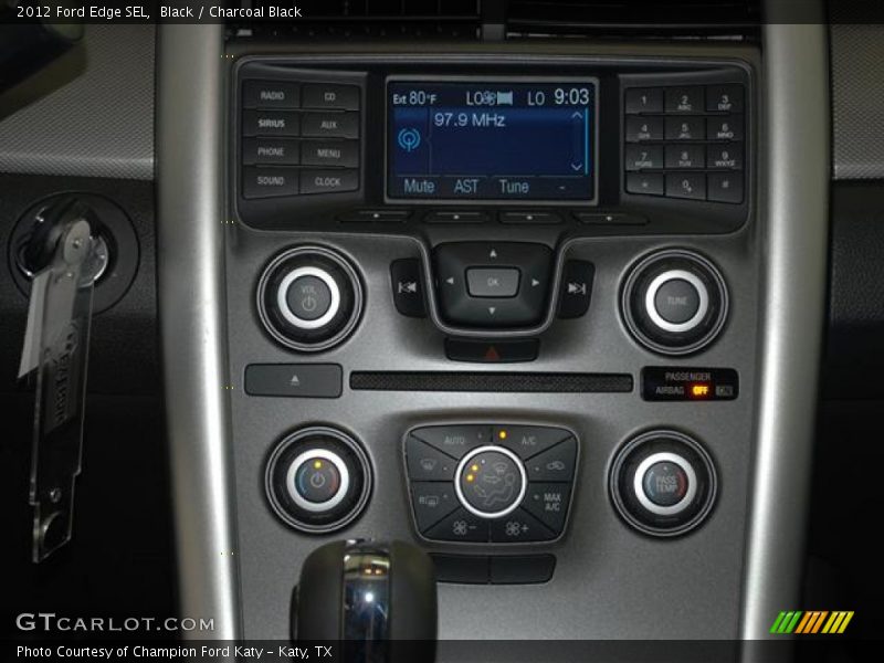 Black / Charcoal Black 2012 Ford Edge SEL