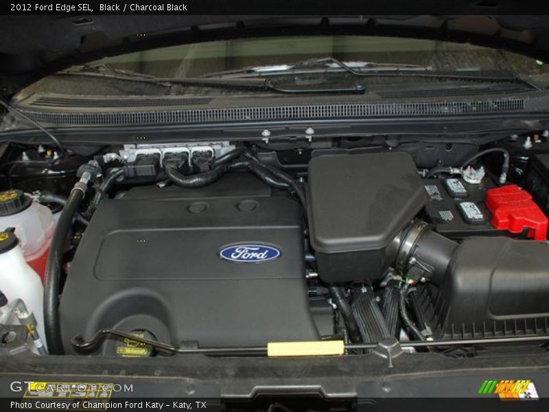 Black / Charcoal Black 2012 Ford Edge SEL
