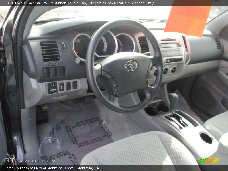 Magnetic Gray Metallic / Graphite Gray 2011 Toyota Tacoma SR5 PreRunner Double Cab