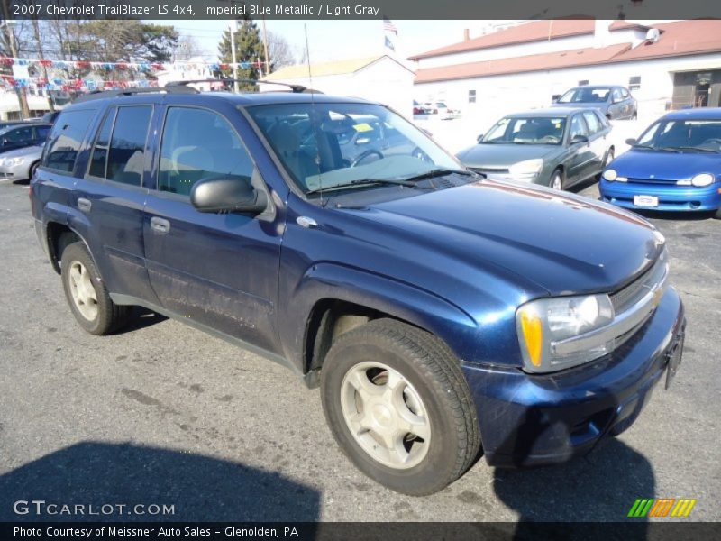 Imperial Blue Metallic / Light Gray 2007 Chevrolet TrailBlazer LS 4x4