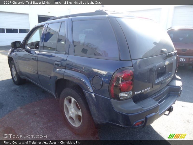 Imperial Blue Metallic / Light Gray 2007 Chevrolet TrailBlazer LS 4x4