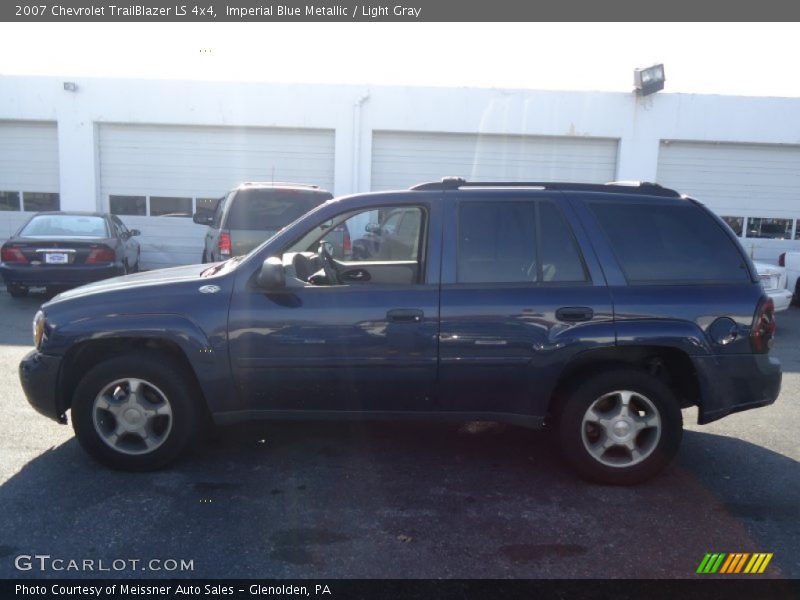Imperial Blue Metallic / Light Gray 2007 Chevrolet TrailBlazer LS 4x4