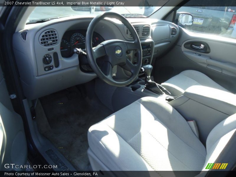 Imperial Blue Metallic / Light Gray 2007 Chevrolet TrailBlazer LS 4x4