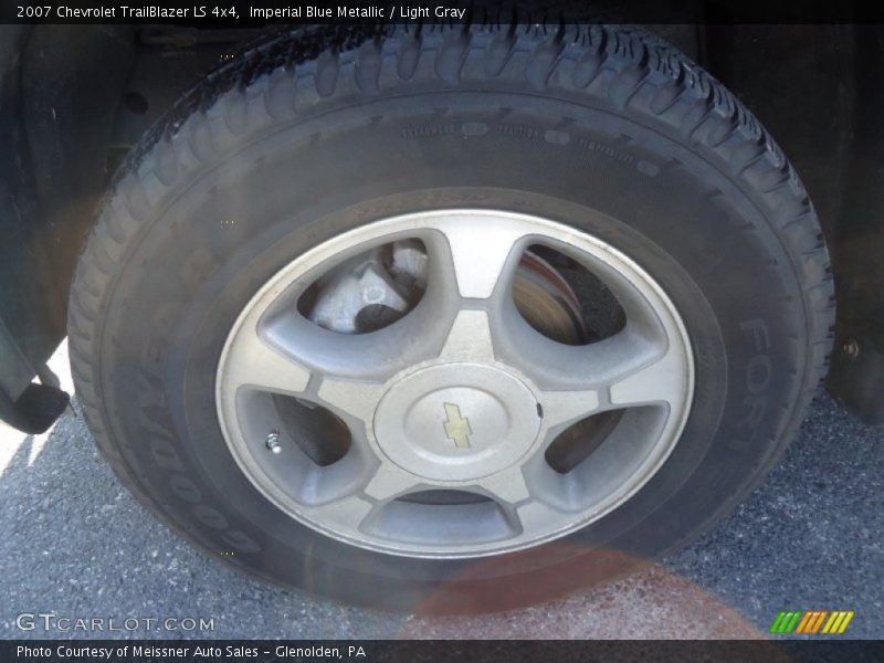 Imperial Blue Metallic / Light Gray 2007 Chevrolet TrailBlazer LS 4x4