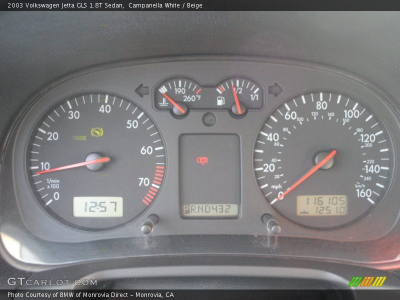 Campanella White / Beige 2003 Volkswagen Jetta GLS 1.8T Sedan