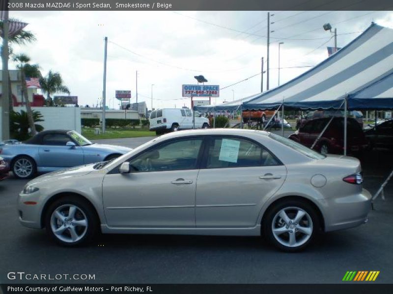 Smokestone / Beige 2008 Mazda MAZDA6 i Sport Sedan