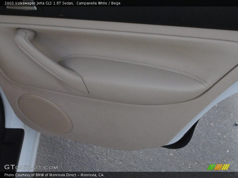 Campanella White / Beige 2003 Volkswagen Jetta GLS 1.8T Sedan