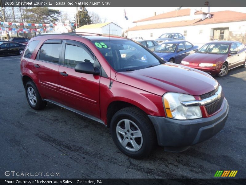 Salsa Red Metallic / Light Gray 2005 Chevrolet Equinox LS