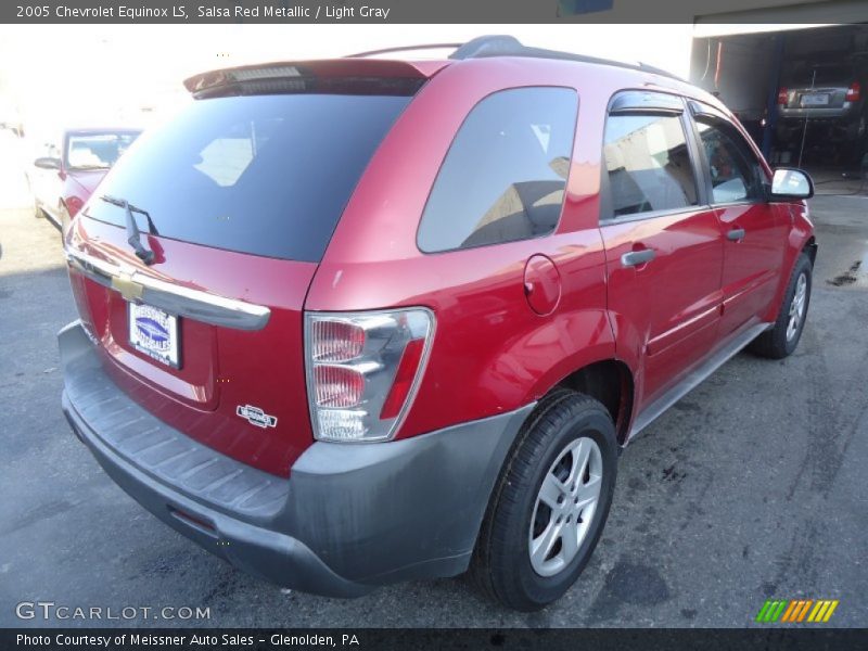 Salsa Red Metallic / Light Gray 2005 Chevrolet Equinox LS