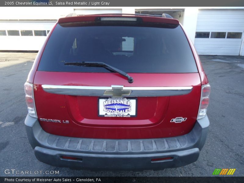 Salsa Red Metallic / Light Gray 2005 Chevrolet Equinox LS