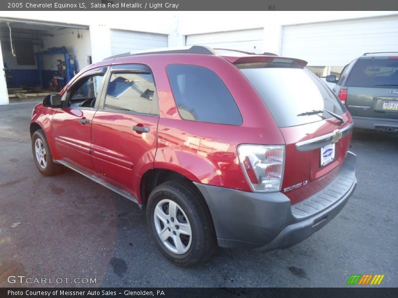 Salsa Red Metallic / Light Gray 2005 Chevrolet Equinox LS