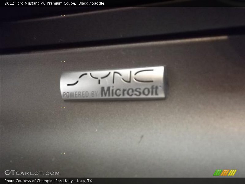 Black / Saddle 2012 Ford Mustang V6 Premium Coupe