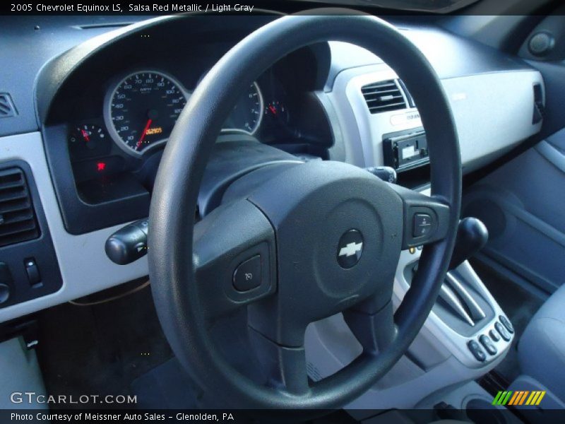 Salsa Red Metallic / Light Gray 2005 Chevrolet Equinox LS