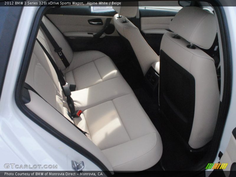 Alpine White / Beige 2012 BMW 3 Series 328i xDrive Sports Wagon