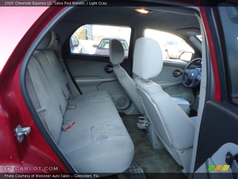 Salsa Red Metallic / Light Gray 2005 Chevrolet Equinox LS