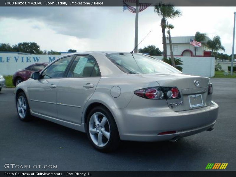 Smokestone / Beige 2008 Mazda MAZDA6 i Sport Sedan