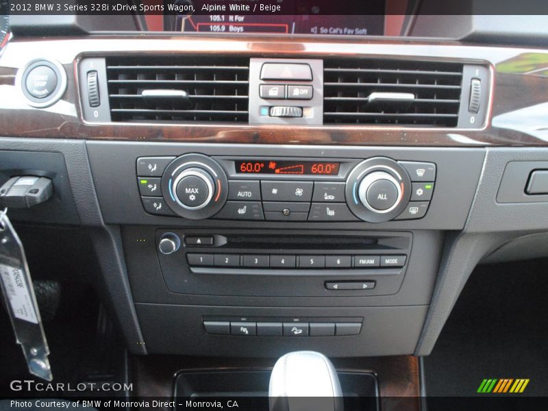 Controls of 2012 3 Series 328i xDrive Sports Wagon