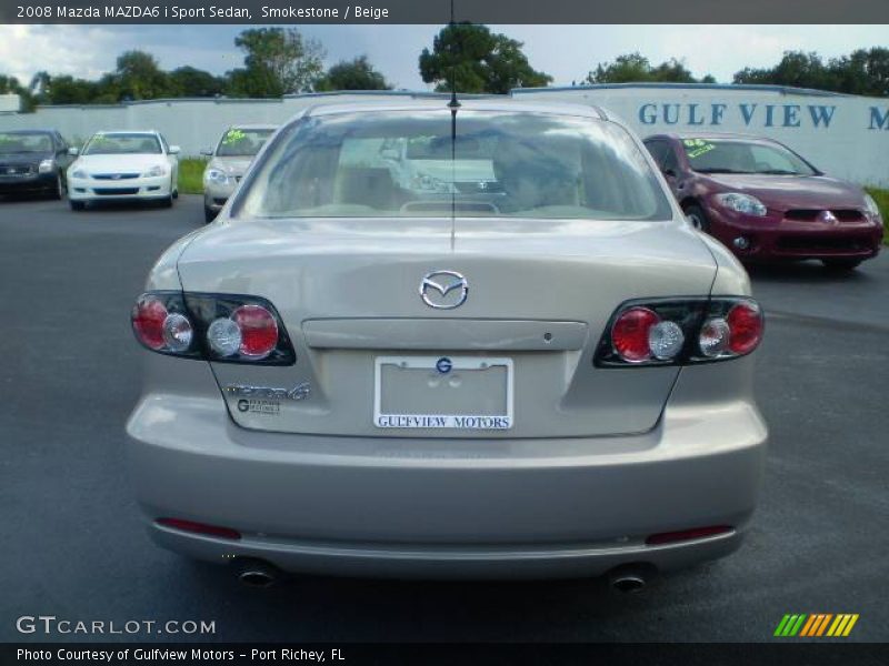 Smokestone / Beige 2008 Mazda MAZDA6 i Sport Sedan
