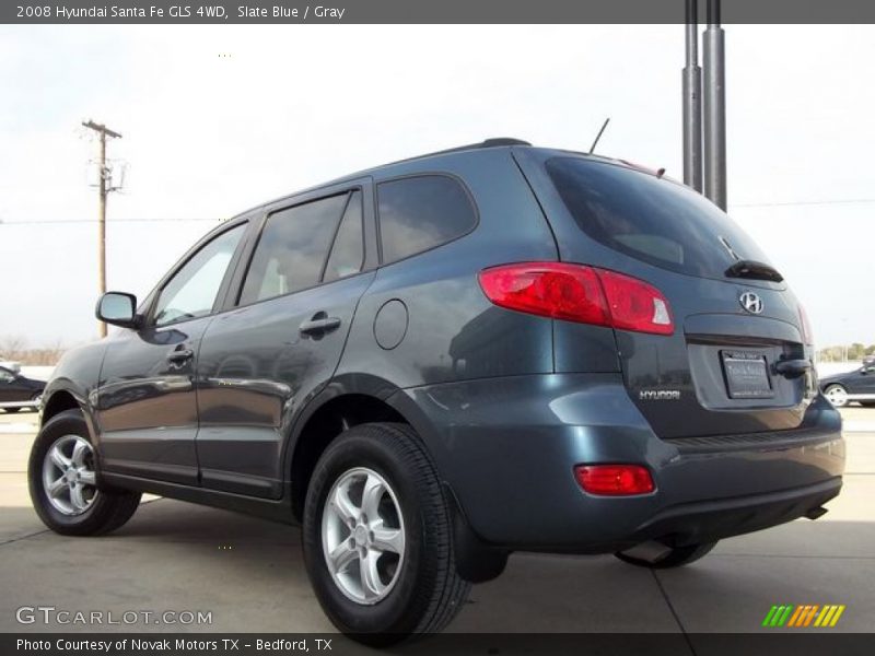 Slate Blue / Gray 2008 Hyundai Santa Fe GLS 4WD