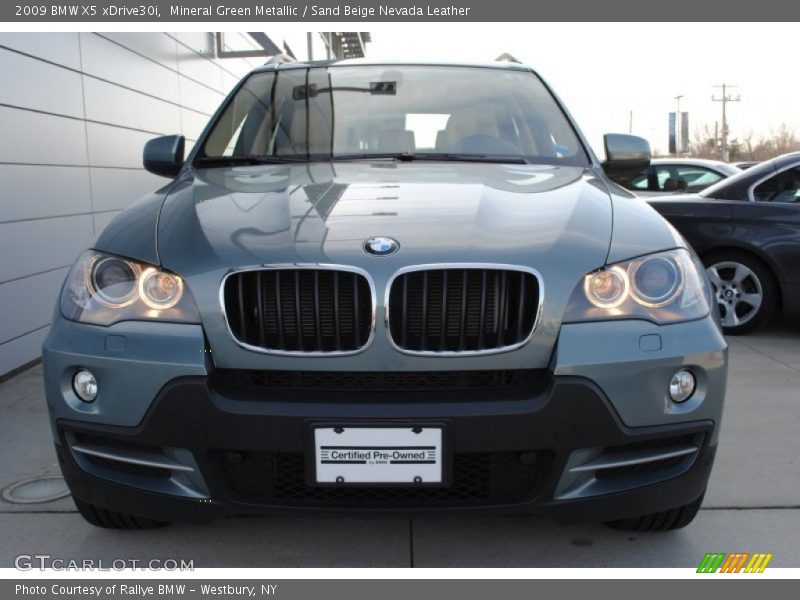 Mineral Green Metallic / Sand Beige Nevada Leather 2009 BMW X5 xDrive30i