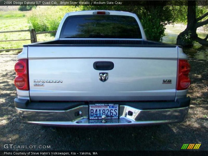 Bright Silver Metallic / Medium Slate Gray 2006 Dodge Dakota SLT Quad Cab