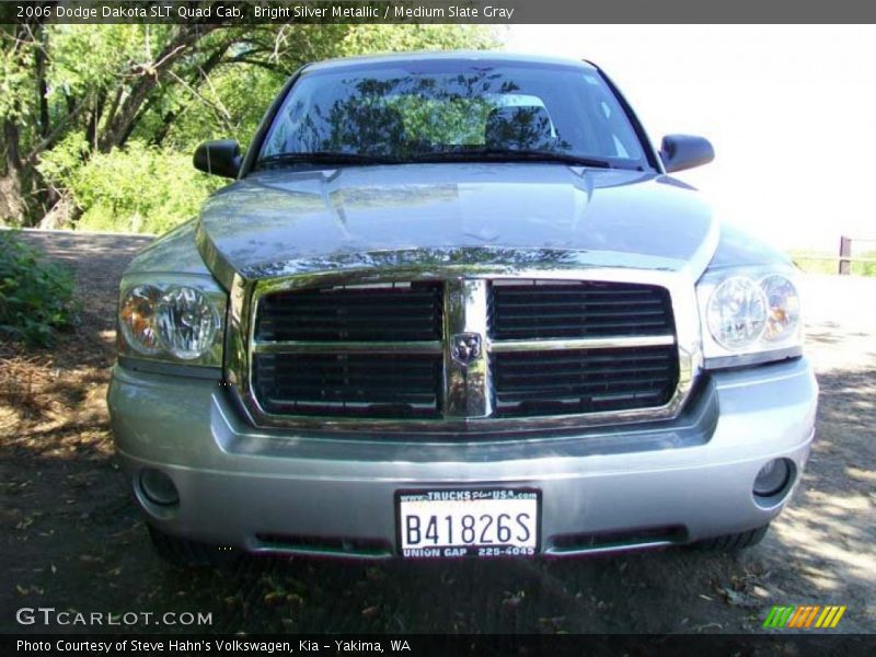 Bright Silver Metallic / Medium Slate Gray 2006 Dodge Dakota SLT Quad Cab