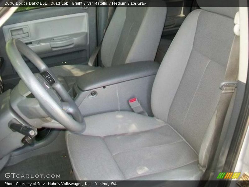 Bright Silver Metallic / Medium Slate Gray 2006 Dodge Dakota SLT Quad Cab