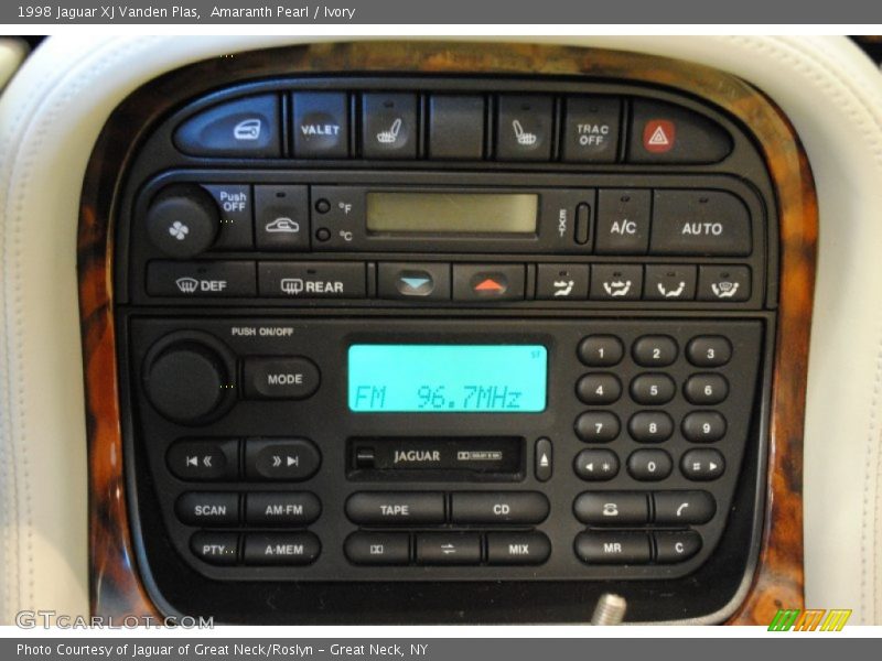 Controls of 1998 XJ Vanden Plas
