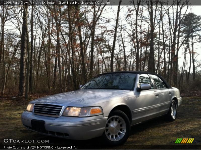 Silver Frost Metallic / Light Graphite 1998 Ford Crown Victoria LX Sedan