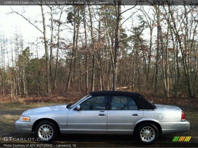Silver Frost Metallic / Light Graphite 1998 Ford Crown Victoria LX Sedan