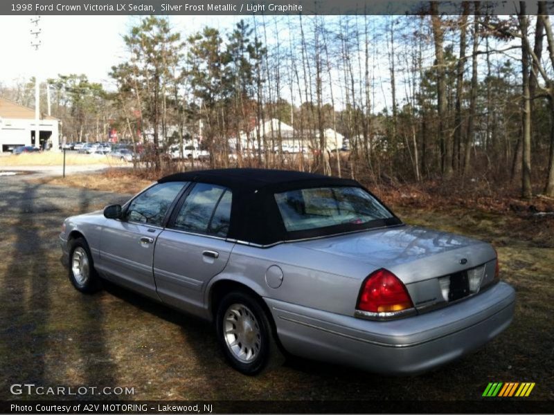 Silver Frost Metallic / Light Graphite 1998 Ford Crown Victoria LX Sedan