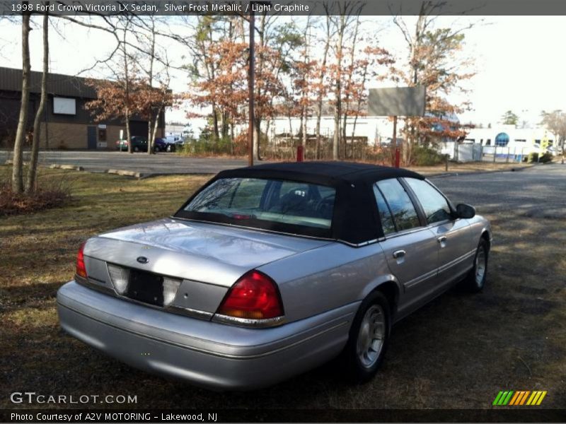 Silver Frost Metallic / Light Graphite 1998 Ford Crown Victoria LX Sedan