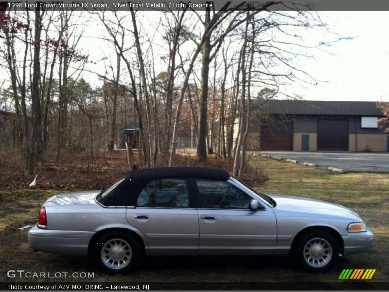 Silver Frost Metallic / Light Graphite 1998 Ford Crown Victoria LX Sedan