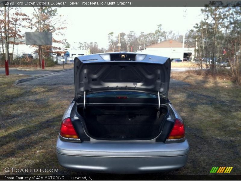 Silver Frost Metallic / Light Graphite 1998 Ford Crown Victoria LX Sedan