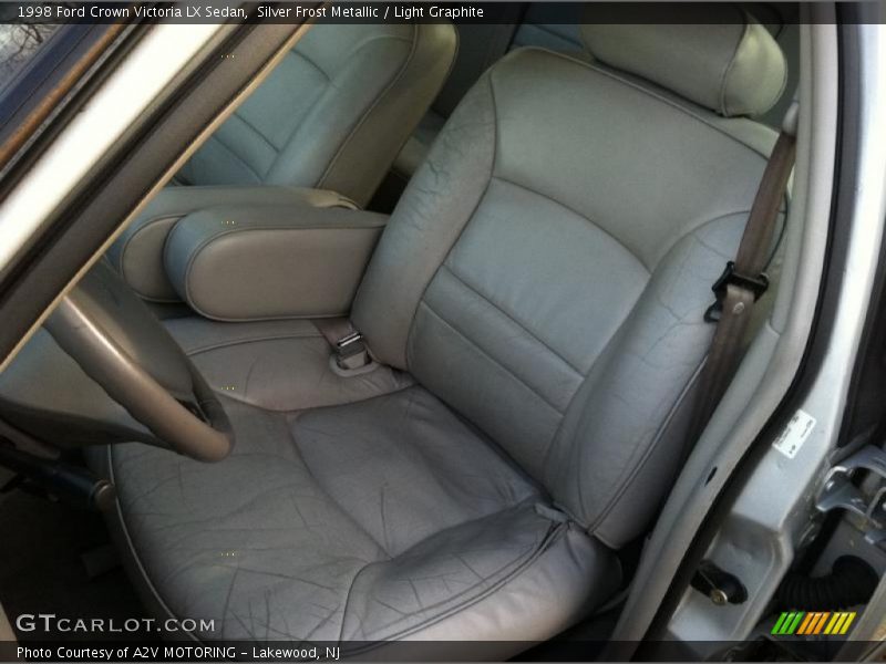 Silver Frost Metallic / Light Graphite 1998 Ford Crown Victoria LX Sedan